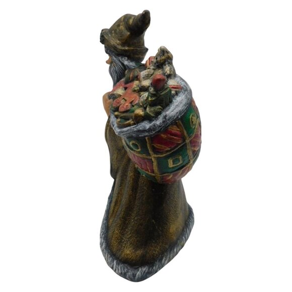 Vintage Old World Santa Claus Ceramic Figurine Father Christmas 10" - Picture 5 of 6